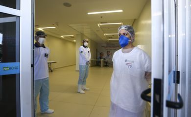 Fabiana Machado, médica voluntária no Hospital referência no tratamento da Covid19 em Macapá.