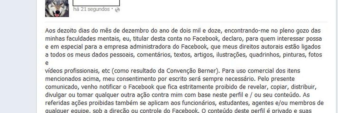 Hoax cita "Convenção Berner e Estatuto de Roma" Hoax cita "Convenção Berner e Estatuto de Roma"