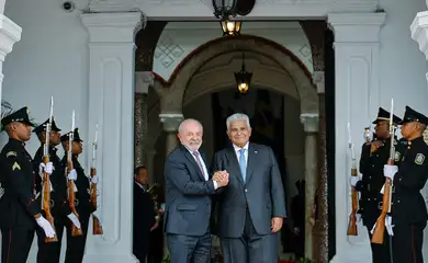 Cidade do Panamá, 28/01/2026 - Presidente da República, Luiz Inácio Lula da Silva, durante reunião com o Presidente da República do Panamá, José Raúl Mulino, Palácio Presidencial. Foto: Ricardo Stuckert/PR