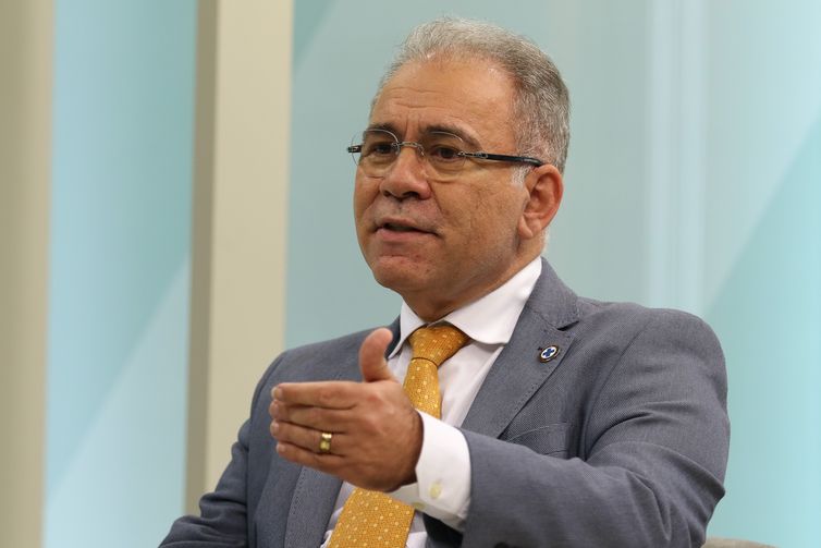 Ministro da Saúde, Marcelo Queiroga, fala sobre a vacinação de grávidas, puérperas e lactantes.