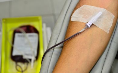 O evento Rolezinho no Hemorio, convoca pelas redes sociais a população a doar 450 litros de sangue, como parte das atividades de comemoração aos 450 anos da cidade.(Fernando Frazão/Agência Brasil)