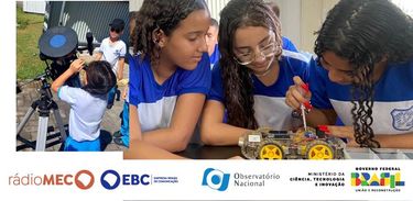 Alunos do Rio Grande do Norte em visita no Centro Vocacional Tecnológico Espacial,
