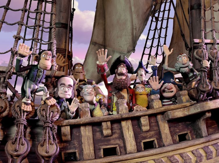 Acompanhe as aventuras do desastrado Capitão e de seus piratas