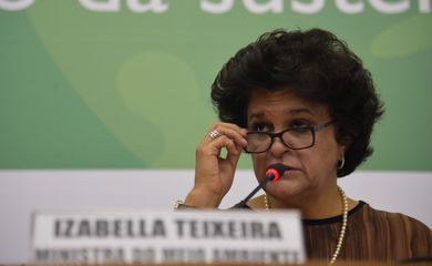Brasília - A ministra do Meio Ambiente, Izabella Teixeira, preside a 120ª reunião ordinária do Conselho Nacional do Meio Ambiente (Conama), no Ibama (Marcello Casal Jr/Agência Brasil)