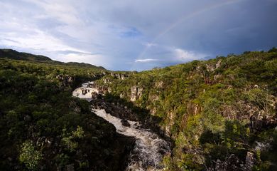 Alto Paraíso de Goiás (GO) - Vista do Rio Preto a partir do Mirante do Carrossel, no Parque Nacional da Chapada dos Veadeiros, que será aberto ao público em janeiro de 2017 (Marcelo Camargo/Agência Brasil)