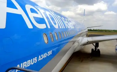 Avião da Aerolíneas Agrentinas