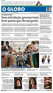 Capa do Jornal O Globo Edição 2024-04-19