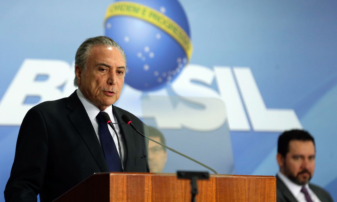 Brasília - Presidente Michel Temer anuncia a liberação do PIS-Pasep, no Palácio do Planalto (Valter Campanato/Agência Brasil)
