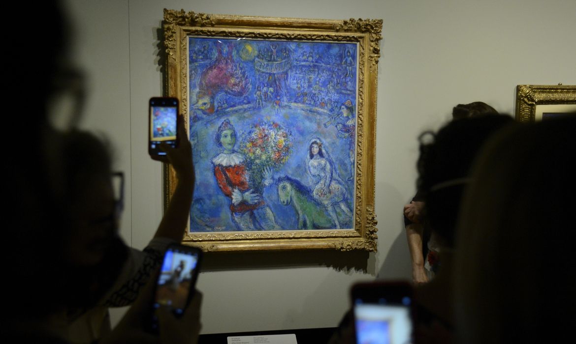 Exposição Marc Chagall, Um sonho de amor, no Centro Cultural Banco do Brasil, no Rio de Janeiro