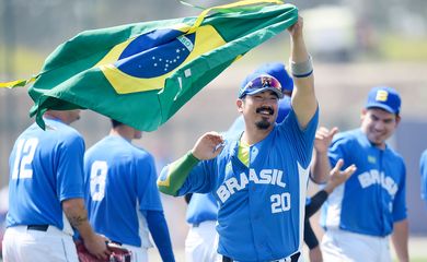 Brasil avançar ao quadrangular decisivo (super-roiund) no beisebol, ao vencer Cuba por 4 a 2, o terceiro trunfo seguido - em 24/10/2023