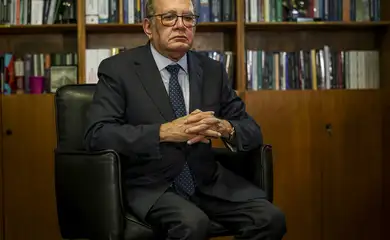 Brasília (DF), 08/01/2025 - Foto feita em 12/12/2024 - O ministro do Supremo Tribunal Federal, Gilmar Mendes, durante entrevista para a Agência Brasil.
Foto: Marcelo Camargo/Agência Brasil
