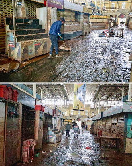 Porto Alegre (RS) 28/05/2024 - Limpeza do Mercado Público de Porto Alegre.
Foto: Júlio Ferreira/Prefeitura Municipal de POA