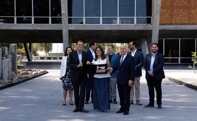 Rio de Janeiro (RJ), 30/10/2024 - O prefeito Eduardo Paes entrega a obra de revitalização do Museu de Arte Moderna (MAM Rio), que vai receber a Cúpula do G20, em cerimônia com  a presença da primeira-dama Janja Lula da Silva e do Ministro das Relações Exteriores, Mauro Vieira. Foto: Tânia Rêgo/Agência Brasil