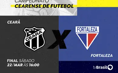 Fortaleza (CE) 21/03/2025 - TV Brasil exibe Ceará X Fortaleza na grande final do Campeonato Cearense de Futebol.  TV Brasil