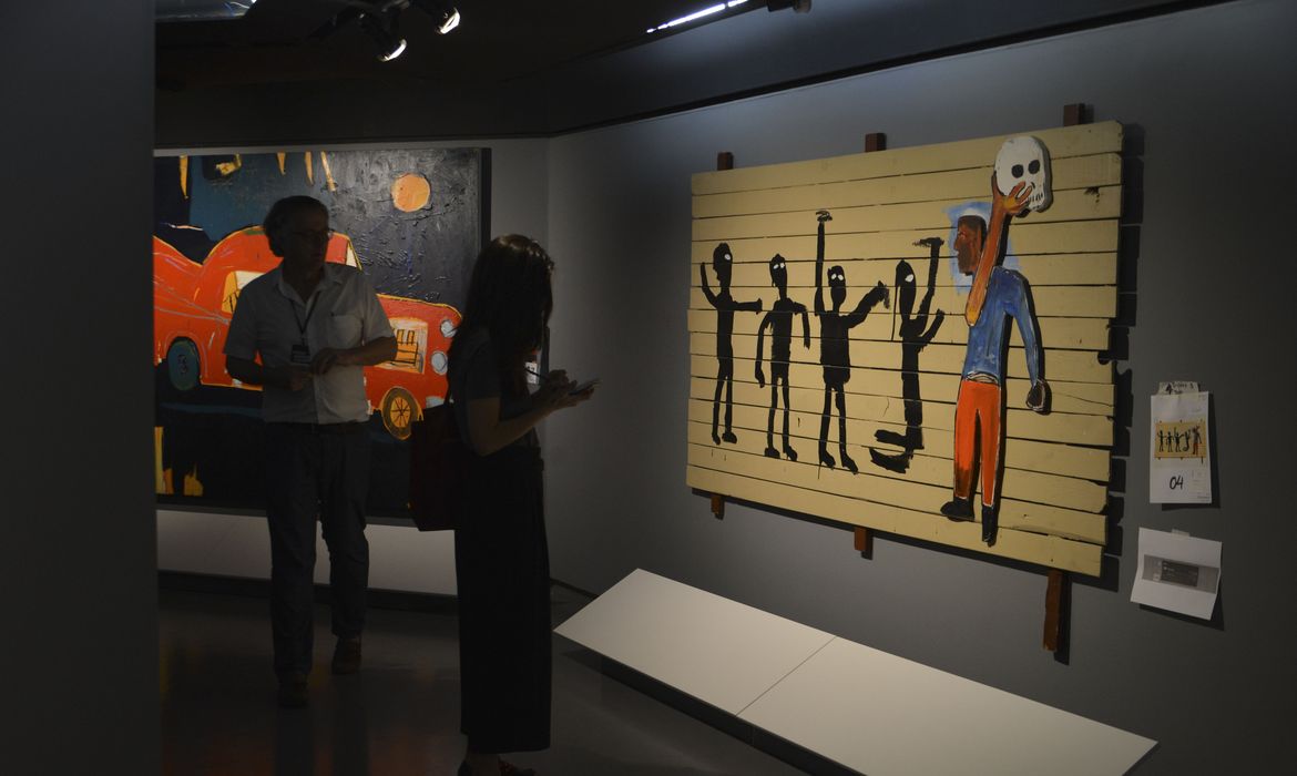 São Paulo - A exposição Jean-Michel Basquiat, com curadoria de Pieter Tjabbes, será aberta nesta quinta-feira (25) no CCBB-SP (Rovena Rosa/Agência Brasil)