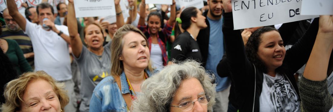 Manifestação no Rio de Janeiro contra  PEC 37