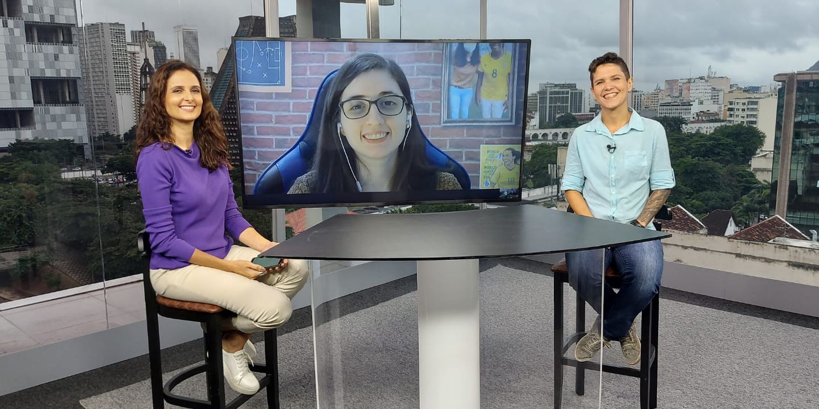 Videocast Copa Delas estreia na tela da TV Brasil 3 Videocast Copa Delas estreia na tela da TV Brasil