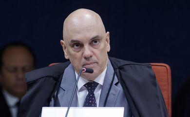 Brasília (DF), 14/10/2025 - Ministro Alexandre de Moraes durante sessão no STF de julgamento da Ação Penal 2694 -Núcleo 4 da trama golpista. Foto: Rosinei Coutinho/STF