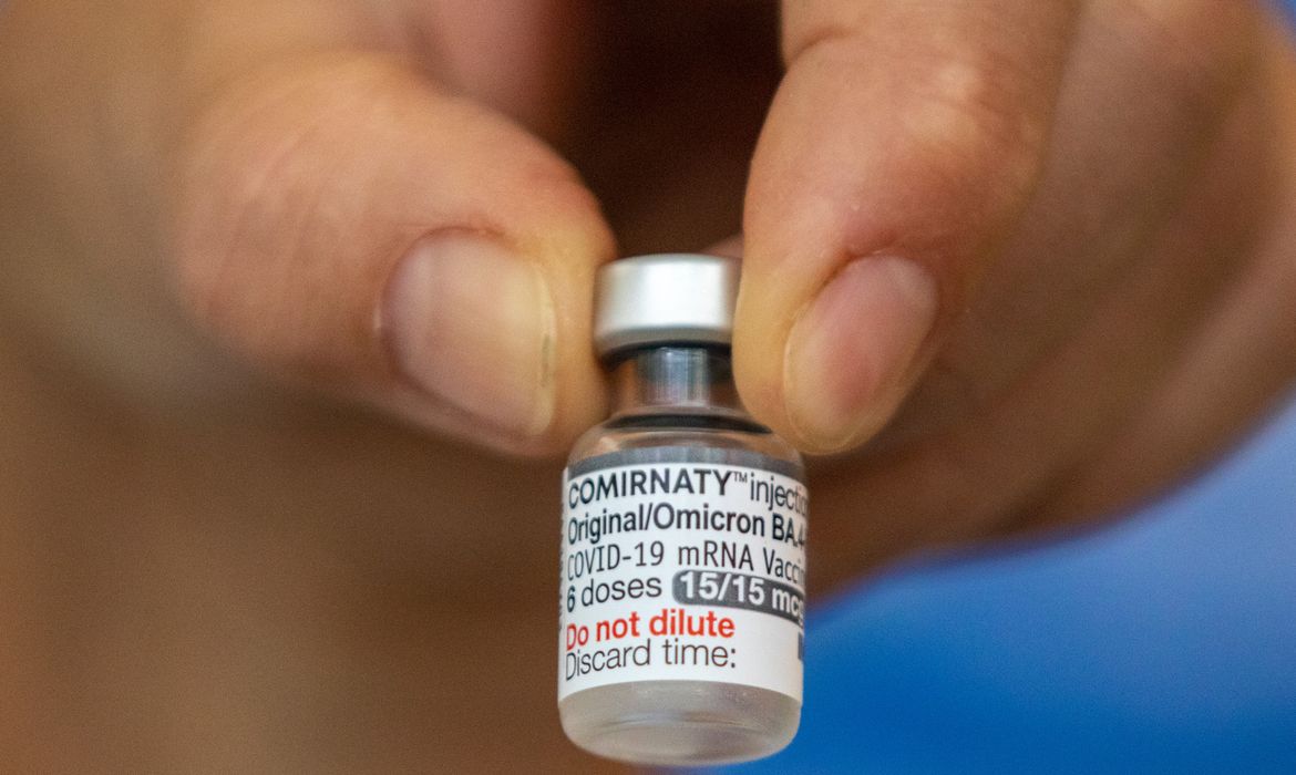 Brasília (DF) 28/02/2023 Brasil começa a aplicar vacina bivalente contra a Covid