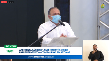 Governo lança ações de apoio ao combate da covid-19 em Manaus