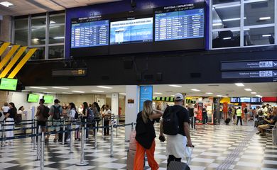 São Paulo (SP), 05/03/2025 - Movimentação de passageiros no Aeroporto de Congonhas, em Campo Belo, zona sul da capital. Foto: Rovena Rosa/Agência Brasil
