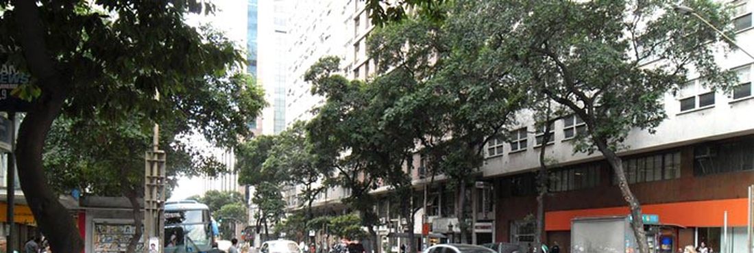 Avenida Rio Branco, no centro do Rio de Janeiro