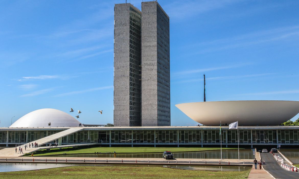 Brasília - 22.05.2023 - Foto da Fachada do Congresso Nacional, em Brasília. Foto: Antônio Cruz/ Agência Brasil