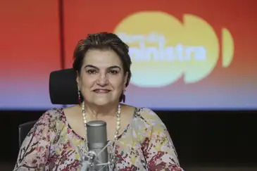 Brasília (DF), 02/10/2025 – A ministra das Mulheres, Márcia Lopes, participa do programa Bom dia, Ministra, na Empresa Brasil de Comunicação (EBC). Foto: Joédson Alves/Agência Brasil