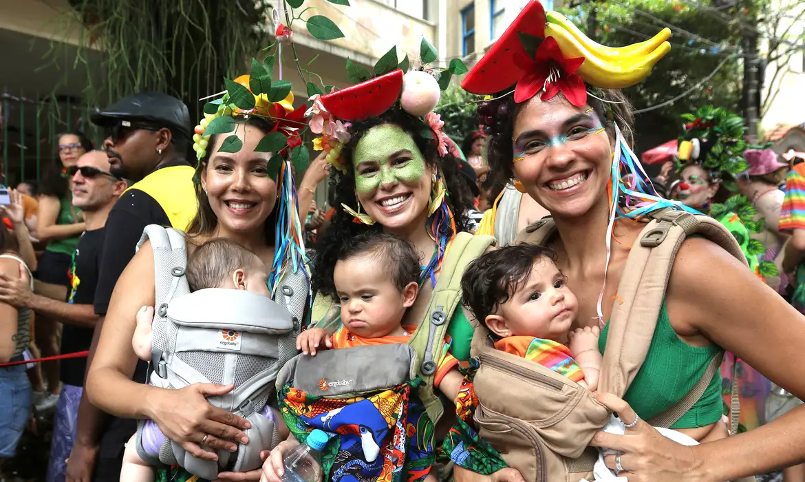 Tânia Rêgo/Agência Brasil Rio de Janeiro (RJ), 12/02/2023 - Desfile do bloco infantil Gigantes da Lira, no bairro de Laranjeiras, zona sul da cidade. (Foto:Tânia Rêgo/Agência Brasil)