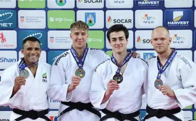 Zagreb, 15/09/2024 - Judocas brasileiros terminam com cinco pódios em Grand Prix de Judô de Zagreb. Foto: Emanuele Di Feliciantonio/IJF