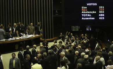 Brasília - Denúncia contra o presidente Michel Temer é derrubada em pleito na Câmara (Fabio Rodrigues Pozzebom/Agência Brasil)