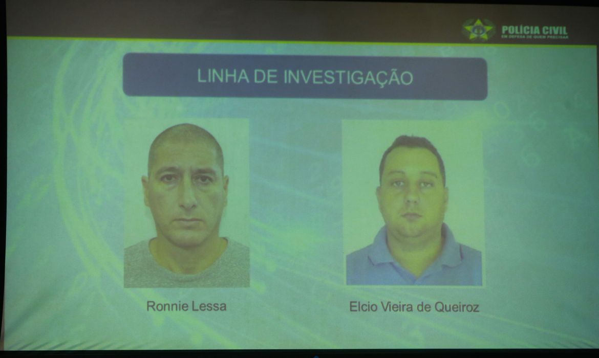 Polícia Civil fala à imprensa após prisão de suspeitos no caso Marielle Franco e Anderson Gomes no Palácio Guanabara, zona sul do Rio de Janeiro