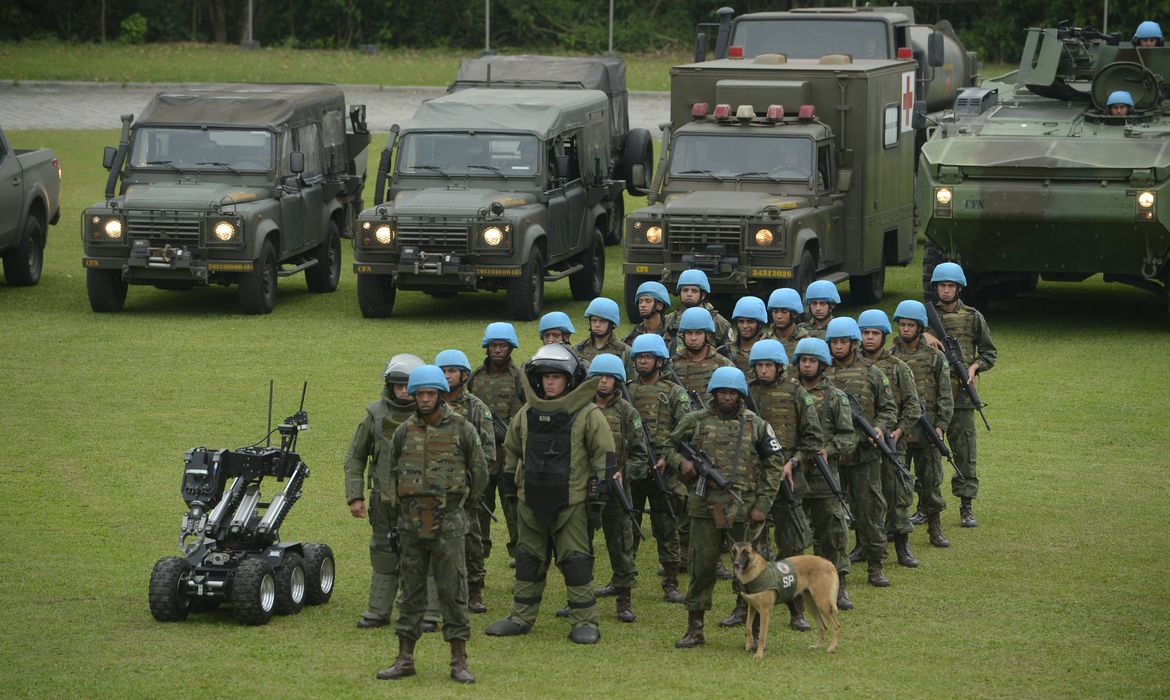 Marinha realiza treinamento de novas capacidades para Operações de Paz da ONU