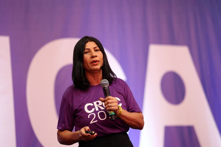 Brasília (DF), 11/10/2025 - Eradia Martins Pereira participa do Festival Curicaca. Foto: José Cruz/Agência Brasil
