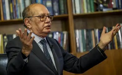 Brasília (DF), 08/01/2025 - Foto feita em 12/12/2024 - O ministro do Supremo Tribunal Federal, Gilmar Mendes, durante entrevista para a Agência Brasil.
Foto: Marcelo Camargo/Agência Brasil