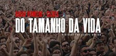 Single &quot;Do tamanho da vida&quot;, do Barão Vermelho + Cazuza