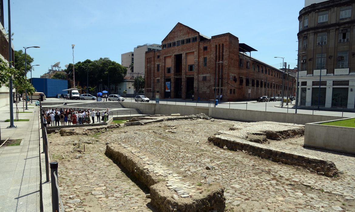 Cais do Valongo, no Rio de Janeiro - Foto João Paulo Engelbrecht/Divulgação Iphan