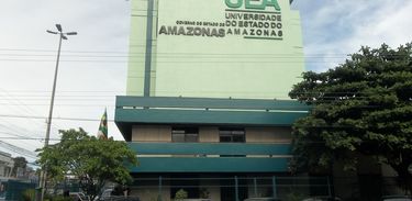 Prédio de uma das unidades da Universidade do Estado do Amazonas (UEA), no centro Manaus - AM