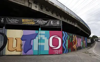 Rio de Janeiro (RJ) 18/11/2024 – O Viaduto de Madureira, onde acontece o Baile Charme, está em uma região marcada por diversas manifestações negras, como as escolas de samba Portela e Impérío Serrano, o Jongo da Serrinha e a Feira das Yabás. Foto: Fernando Frazão/Agência Brasil