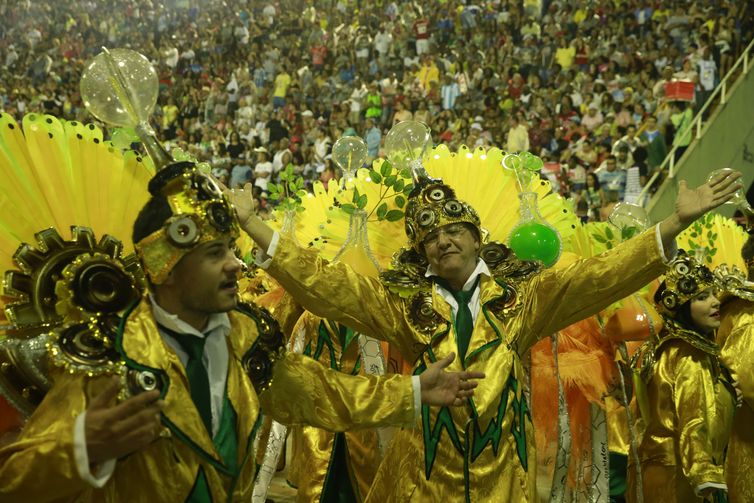 Desfile da Acadêmicos do Grande Rio no Carnaval 2019 no Rio de Janeiro
