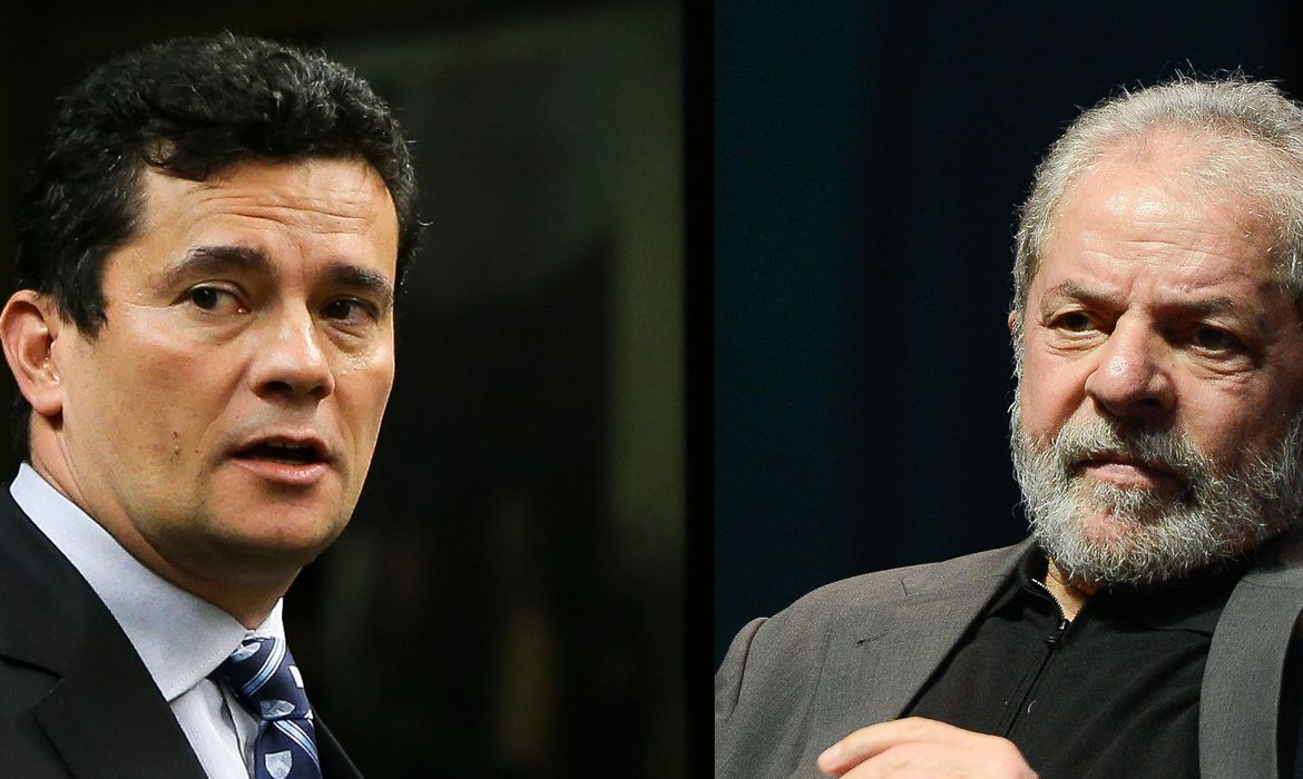 Sérgio Moro e Lula (Arquivo/Agência Brasil)