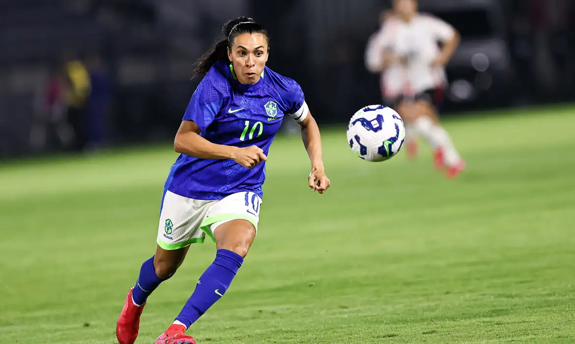 Marta - camisa 10 - seleção brasileira feminina de futebol - amistoso contra o Japão - 02/06/2025