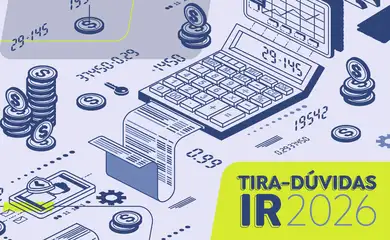 Brasília (DF), 11/03/2026 - Tira-Dúvidas do IRPF de 2026. Arte/Agência Brasil