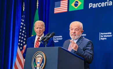Nova York, EUA, 20.09.2023 - Presidente da República, Luiz Inácio Lula da Silva, discursa na cerimônia de lançamento da 