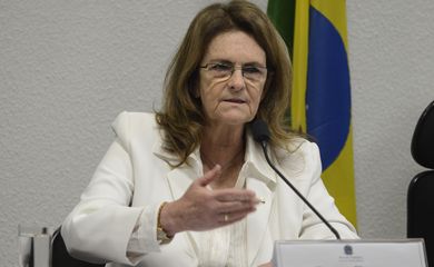 A Comissão Parlamentar de Inquérito (CPI) da Petrobras no Senado ouve a presidente da Petrobras, Maria das Graças Foster (Antonio Cruz/Agência Brasil)