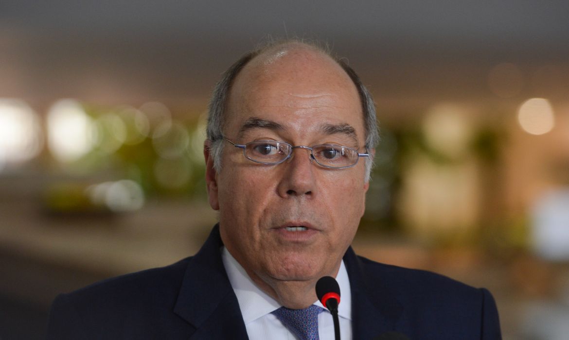 Brasília - Ministro das Relações Exteriores do Brasil, Mauro Vieira, durante entrevista coletiva no Palácio Itamaraty (Valter Campanato/Agência Brasil)