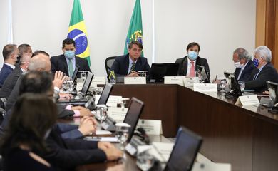 (Brasília - DF, 20/05/2020) Videoconferência com Governadores dos Estados.

Foto: Marcos Corrêa/PR