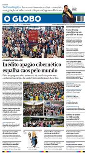 Capa do Jornal O Globo Edição 2024-07-20