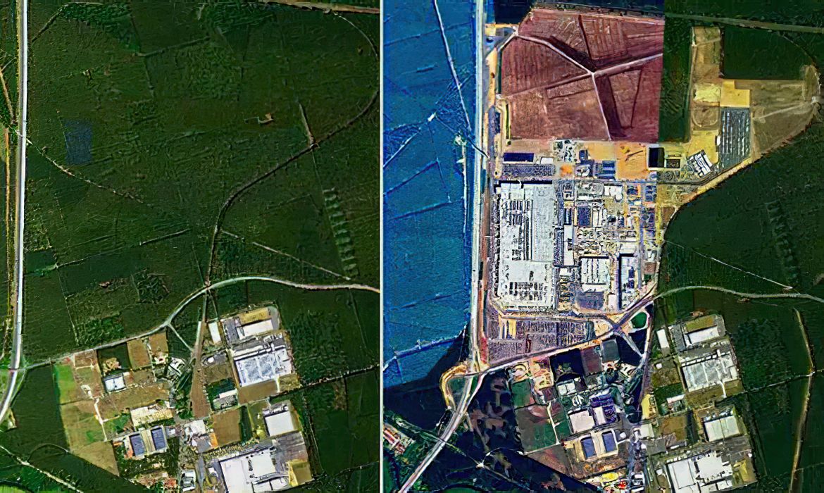Brasília (DF) 22/08/2024 - A análise dos resgisto de satélite conduzida pela empresa Kayrros utilizou imagens ópticas do Satélite Sentinel-2 da Agência Espacial Europeia, que oferece uma resolução de dez metros.
Foto: Agência Espacial Europeia/Divulgação