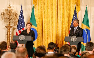 Washington - EUA, 30/06/2015. Presidenta Dilma Rousseff durante declaração à imprensa com o presidente dos Estados Unidos da América, Barack Obama. Foto: Roberto Stuckert Filho/PR
